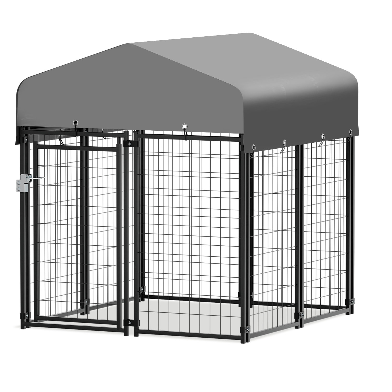 Bring Home Furniture Outdoor Dog Kennel 4Ft X 4.25Ft X 4.5Ft With Waterproof Cover 8 Panels Dog Pen Playpen Enclosure Wayfair Canada